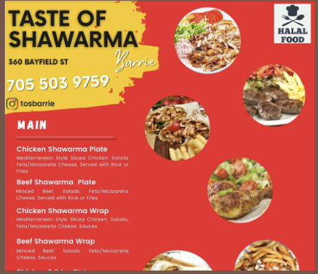 Taste of Shawarma Barrie