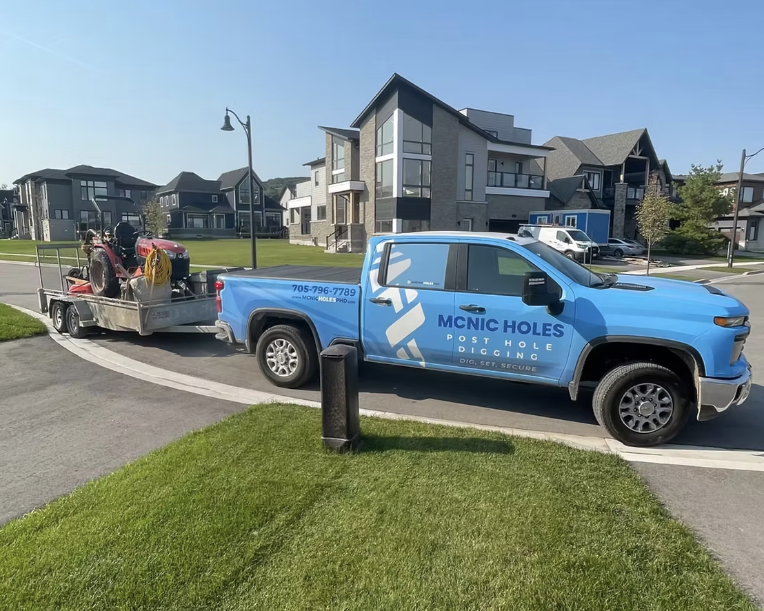 McNic Holes Post Hole, Fence & Deck Barrie